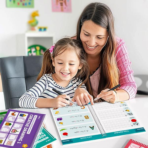 MagicTrace™ Reusable Writing & Learning Set – Makes Handwriting Fun for Kids